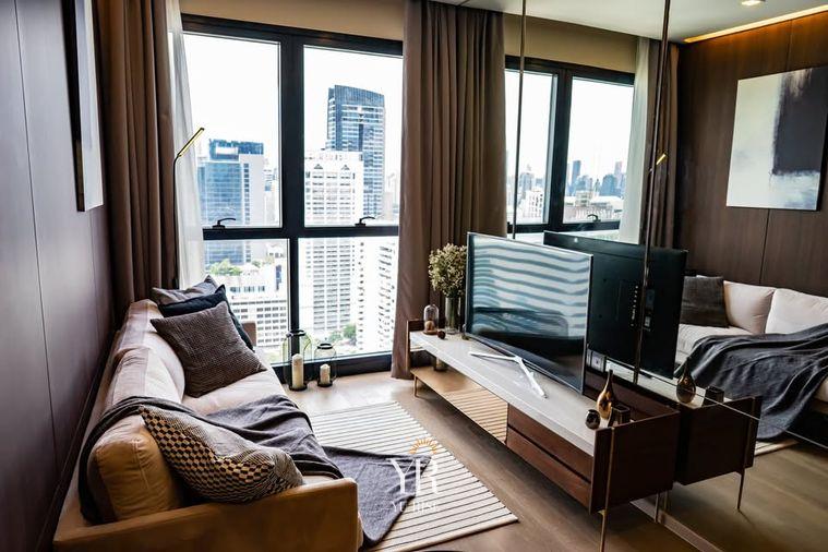 รูป Ashton Asoke ปล่อยเช่าห้องสวยตกแต่งสไตล์โมเดิร์น ให้บรรยากาศหรูและอบอุ่น 1 ห้องนอน 1 ห้องน้ำ พร้อมเข้าอยู่ - รูปที่ 4/13