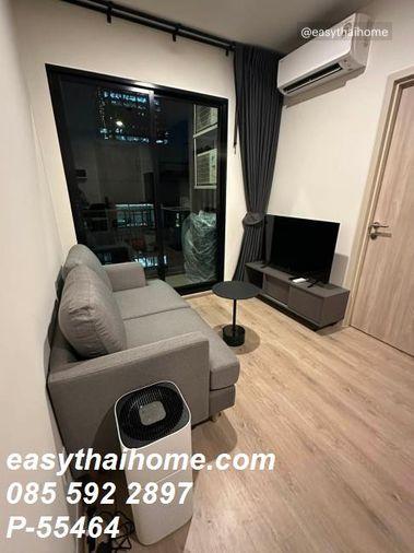 รูป P-55464 ปล่อยเช่าราคาสุดคุ้ม นิว ดิสทริค อาร์ไนน์ พระราม 9 ชั้น 15 1ห้องนอน 26ตรม. วิวเมือง ใกล้ MRT พระราม 9 Line ID: @easythaihome 085-592-2897 - รูปที่ 11/15
