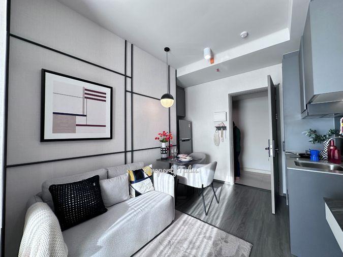 picture IDEO Sukhumvit rama4 1 bedroom, large size near BTS. - 3/6