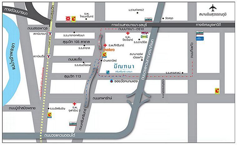 picture Call : 095-763-3651 Single House For Rent, located Srinakarin, Near Mega Bangna Shoping Center - 12/13