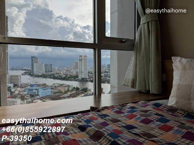 รูป P-39350 เช่าห้องสวย มีอ่างอาบน้ำ + เครื่องใช้ไฟฟ้าจัดเต็ม ริทึ่ม สาทร ชั้น 25 ขนาด 66 ตรม. ใกล้ BTS สุรศักดิ์ Line ID: @easythaihome 085-592-2897 - รูปที่ 8/10