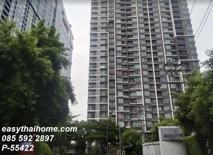 รูป P-55422 ปล่อยเช่า คอนโดห้องสวย แอสไพร์ พระราม 9 ชั้น 16 ขนาด 39 ตรม. 1ห้องนอน วิวเมือง ใกล้ MRT พระราม 9 Line ID: @easythaihome 085-592-2897 - รูปที่ 6/14