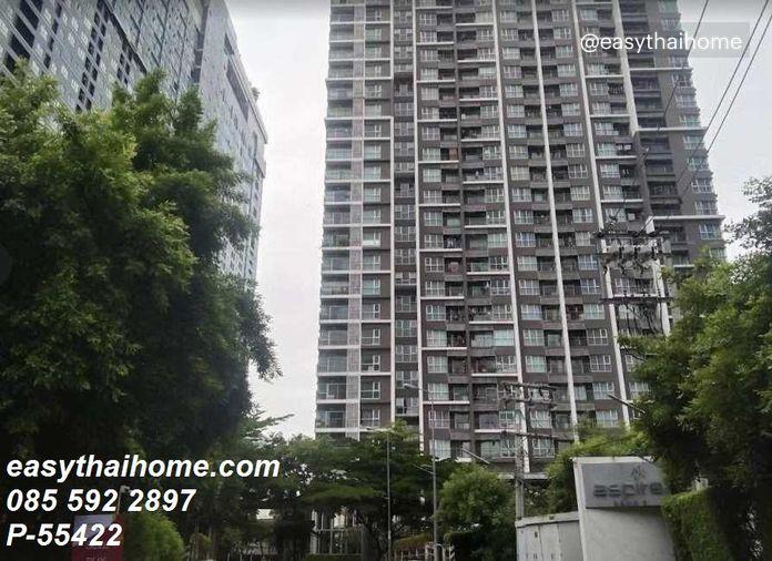 รูป P-55422 ปล่อยเช่า คอนโดห้องสวย แอสไพร์ พระราม 9 ชั้น 16 ขนาด 39 ตรม. 1ห้องนอน วิวเมือง ใกล้ MRT พระราม 9 Line ID: @easythaihome 085-592-2897 - รูปที่ 6/14