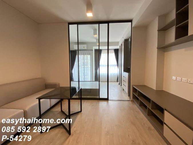 รูป P-54279 ปล่อยเช่าห้องสวย ไอดีโอ สาทร-วงเวียนใหญ่ ชั้น 12 1ห้องนอน 34ตรม. วิวเมือง ใกล้ BTS วงเวียนใหญ่ Line ID: @easythaihome 085-592-2897 - รูปที่ 6/6