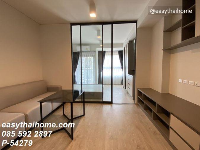 รูป P-54279 ปล่อยเช่าห้องสวย ไอดีโอ สาทร-วงเวียนใหญ่ ชั้น 12 1ห้องนอน 34ตรม. วิวเมือง ใกล้ BTS วงเวียนใหญ่ Line ID: @easythaihome 085-592-2897 - รูปที่ 6/6