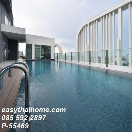 รูป P-55469 ให้เช่าห้องพร้อมอยู่ แอสไพร์ สุขุมวิท 48 ชั้น 9 1ห้องนอน 32ตรม. วิวเมือง ใกล้ BTS พระโขนง Line ID: @easythaihome 085-592-2897 - รูปที่ 7/11