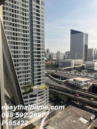 รูป P-55422 ปล่อยเช่า คอนโดห้องสวย แอสไพร์ พระราม 9 ชั้น 16 ขนาด 39 ตรม. 1ห้องนอน วิวเมือง ใกล้ MRT พระราม 9 Line ID: @easythaihome 085-592-2897 - รูปที่ 8/14