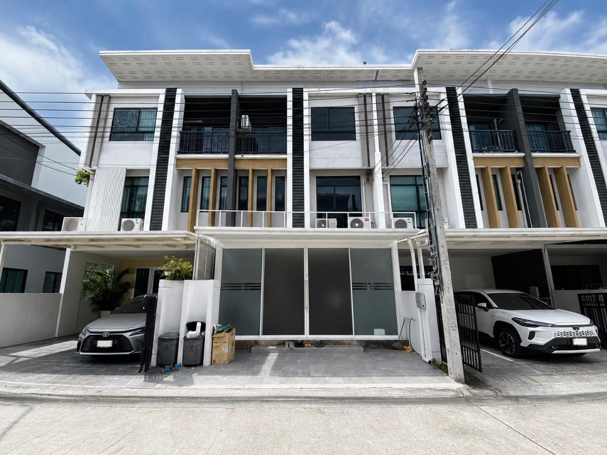 รูป ให้เช่าทาวน์โฮม 3 ชั้น Patio Ramintra–Watcharapol บ้านใหม่ พร้อมอยู่ รองรับทั้งอยู่อาศัย โฮมออฟฟิศ และสำนักงาน ทำเลติดส่วนกลางของโครงการ - รูปที่ 26/26