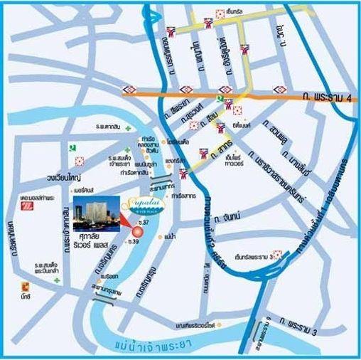 รูป ให้เช่าSupalai River Placeเจริญนคร - Studio 35ตรม. ชั้น34 - Line:@hac55 - รูปที่ 5/11