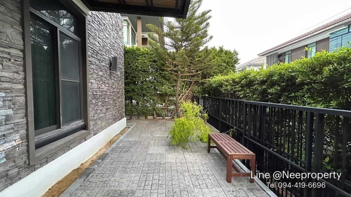 รูป ให้เช่าบ้านเดี่ยว มัณฑนาการ อ่อนนุช–วงแหวน 3 บ้านใกล้คลับเฮาส์ เดินข้ามถนนถึงส่วนกลาง พร้อมเข้าอยู่ (H6937) - รูปที่ 2/16