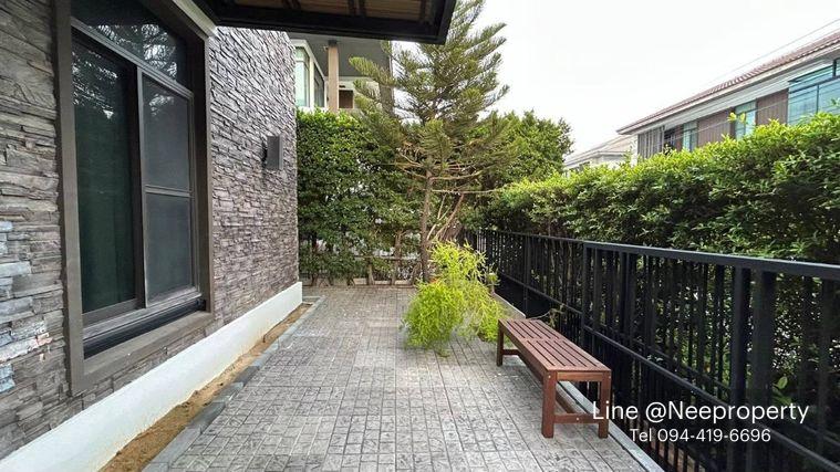 รูป ให้เช่าบ้านเดี่ยว มัณฑนาการ อ่อนนุช–วงแหวน 3 บ้านใกล้คลับเฮาส์ เดินข้ามถนนถึงส่วนกลาง พร้อมเข้าอยู่ (H6937) - รูปที่ 2/16