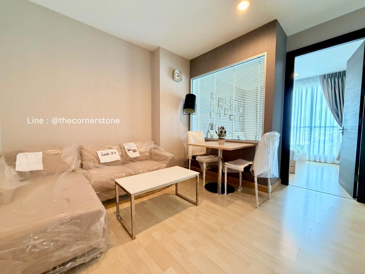 picture For Rent❗️"𝐑𝐡𝐲𝐭𝐡𝐦 𝐑𝐚𝐭𝐜𝐡𝐚𝐝𝐚"  1 Bedroom 1 Bathroom Size 36 Sq.m. Near : MRT-Ratchadapisek  - 6/15