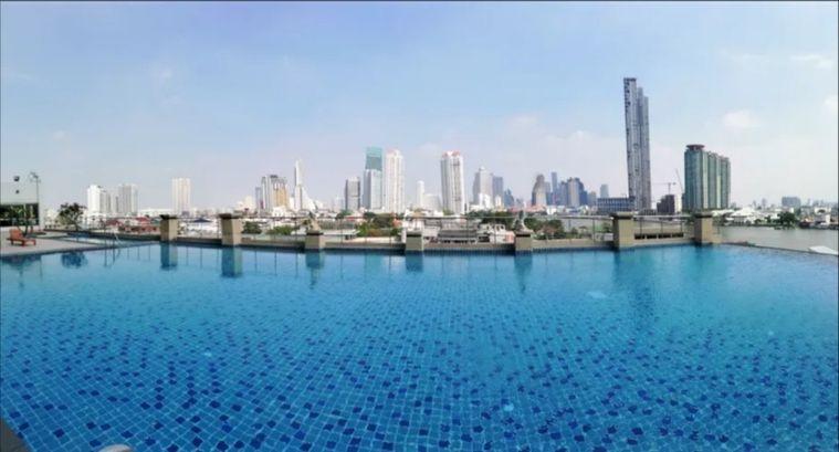 รูป ให้เช่าSupalai River Placeเจริญนคร - Studio 35ตรม. ชั้น34 - Line:@hac55 - รูปที่ 8/11