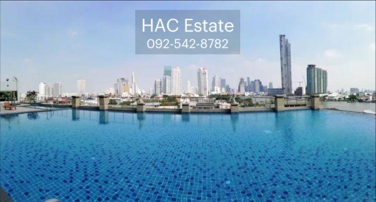 รูป ให้เช่าSupalai River Placeเจริญนคร - Studio 35ตรม. ชั้น34 - Line:@hac55 - รูปที่ 8/11