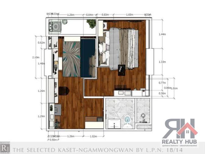 รูป 🔮RB25582 ให้เช่าถูกมาก👍เดอะ ซีเล็คเต็ด เกษตร - งามวงศ์วาน✅แอดไลน์ @119dgdea ( มี @ ด้วย) แอดมินตอบไว - รูปที่ 4/4