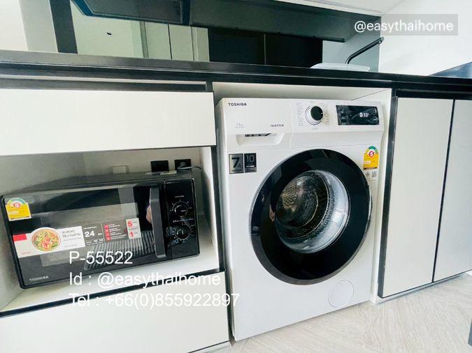 รูป P-55522 ให้เช่า (แชปเตอร์ เจริญนคร-ริเวอร์ไซด์) | ห้องสตูดิโอ | วิวเมือง | เฟอร์นิเจอร์ครบ | พร้อมเข้าอยู่ 📞 Line ID: @easythaihome | 085-592-2897 - รูปที่ 9/14