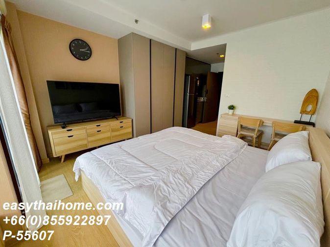 รูป P-55607 ให้เช่า (ไอดีโอ สุขุมวิท 93) วิวเมือง | เฟอร์นิเจอร์ครบ | ใกล้ BTS บางจาก | พร้อมเข้าอยู่ 📞 Line ID: @easythaihome | 085-592-2897 - รูปที่ 6/9