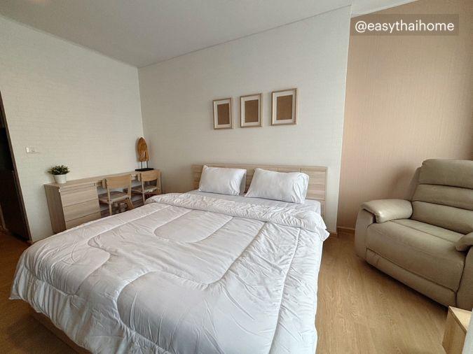 รูป P-55607 ให้เช่า (ไอดีโอ สุขุมวิท 93) วิวเมือง | เฟอร์นิเจอร์ครบ | ใกล้ BTS บางจาก | พร้อมเข้าอยู่ 📞 Line ID: @easythaihome | 085-592-2897 - รูปที่ 1/9