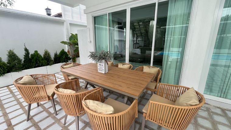 รูป ปล่อยเช่า Pool Villa ใกล้ BTS อ่อนนุช เดินเพียง 800 เมตร บ้านเดี่ยว 4 ห้องนอน พร้อมเข้าอยู่ - รูปที่ 3/11