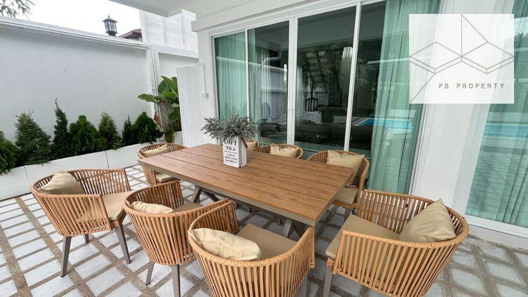 รูป ปล่อยเช่า Pool Villa ใกล้ BTS อ่อนนุช เดินเพียง 800 เมตร บ้านเดี่ยว 4 ห้องนอน พร้อมเข้าอยู่ - รูปที่ 3/11