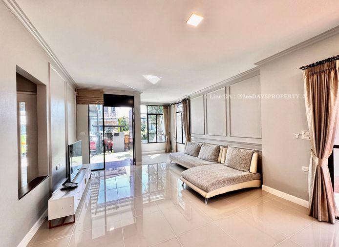 รูป Call : 094-564-8492 บ้านมัณฑนา รามอินทรา-วงแหวน เช่าบ้านเดี่ยว 6 ห้องนอน 2 หลังคู่ หลังบ้านต่อกัน พร้อมห้องแม่บ้าน ทำเลดี ใกล้แฟชั่นไอส์แลนด์ - รูปที่ 3/15