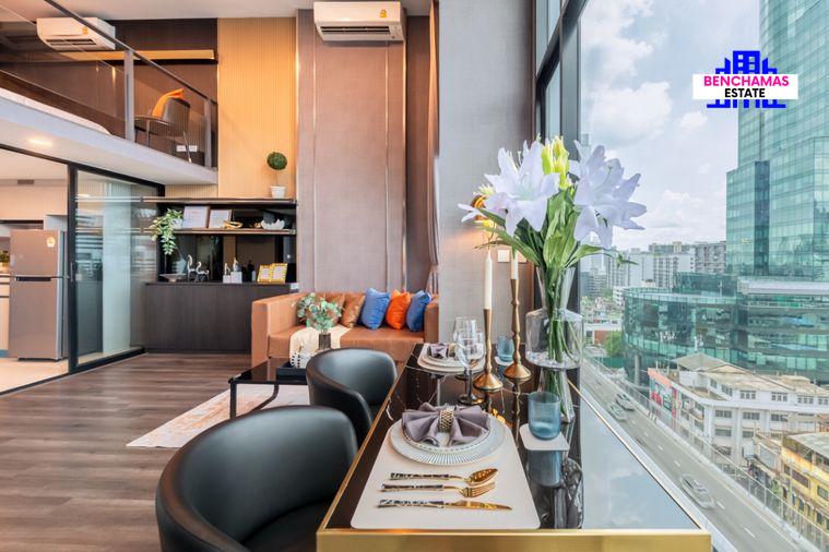 รูป 🔥ขาย KnightsBridge Space Rama 9 ไนท์บริดจ์ สเปซ พระราม 9 ทำเลศักยภาพ ตกแต่งครบ Fully Furnished ✅พร้อมของแถมหลายรายการ! - รูปที่ 10/17