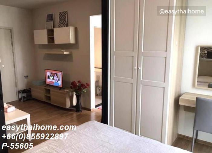 รูป P-55605 ให้เช่า (ยูนิโอ สุขุมวิท 72) | 1 ห้องนอน เฟอร์นิเจอร์ครบ | ใกล้ BTS แบริ่ง | พร้อมเข้าอยู่ 📞 Line ID: @easythaihome | 085-592-2897 - รูปที่ 8/13