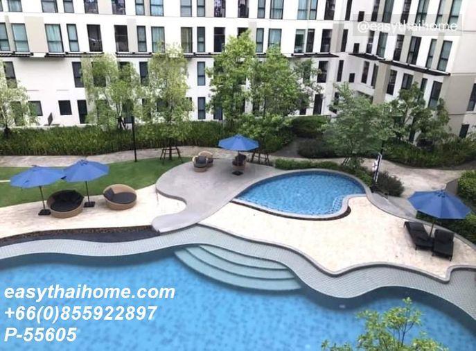 รูป P-55605 ให้เช่า (ยูนิโอ สุขุมวิท 72) | 1 ห้องนอน เฟอร์นิเจอร์ครบ | ใกล้ BTS แบริ่ง | พร้อมเข้าอยู่ 📞 Line ID: @easythaihome | 085-592-2897 - รูปที่ 2/13