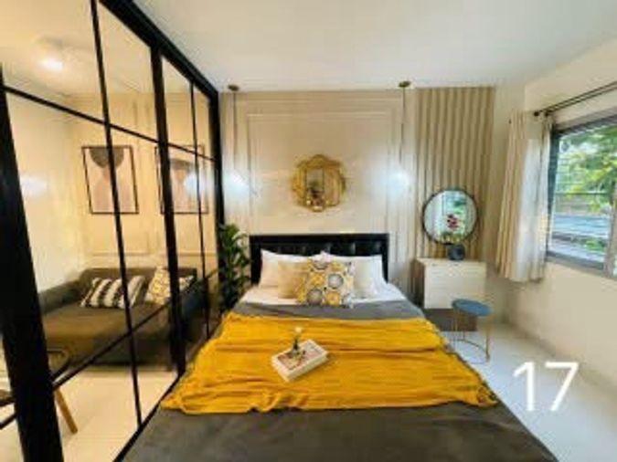 รูป ME2500426 ขายห้องสวย ราคาคุ้ม Iris Avenue อ่อนนุช-สุวรรณภูมิ เฟอร์ครบ เดินทางสะดวก - รูปที่ 1/8