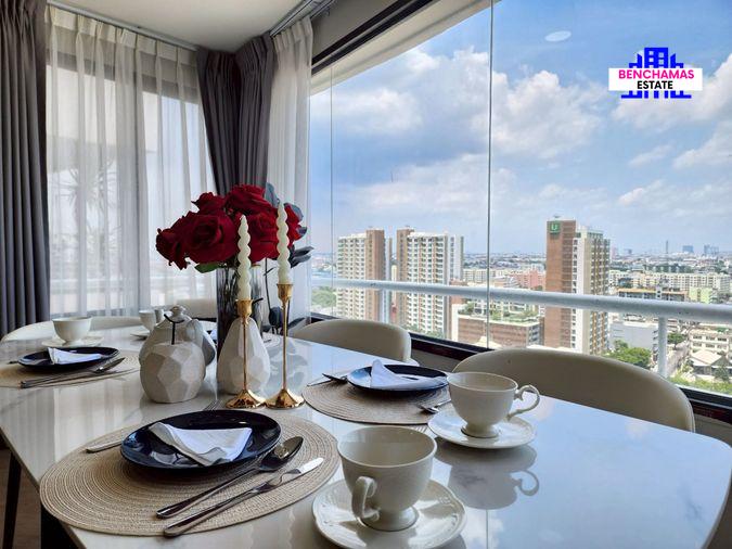 รูป 📢 ขาย Subkaew Tower (ทรัพย์แก้ว ทาวเวอร์) ห้องมุม ตกแต่งโทนอบอุ่นพรีเมียม เฟอร์นิเจอร์และเครื่องใช้ไฟฟ้าครบ✅ พร้อมเข้าอยู่ ใกล้ MRT ห้วยขวาง - รูปที่ 12/16