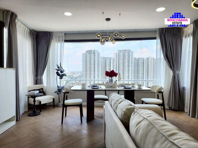 รูป 📢 ขาย Subkaew Tower (ทรัพย์แก้ว ทาวเวอร์) ห้องมุม ตกแต่งโทนอบอุ่นพรีเมียม เฟอร์นิเจอร์และเครื่องใช้ไฟฟ้าครบ✅ พร้อมเข้าอยู่ ใกล้ MRT ห้วยขวาง - รูปที่ 14/16