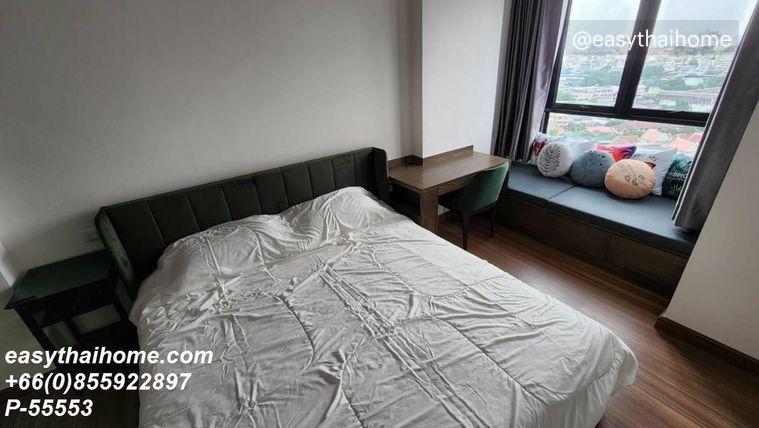รูป P-55553 ให้เช่า (ศุภาลัย พรีเมียร์ เจริญนคร) | 1 ห้องนอน | วิวเมือง | เฟอร์นิเจอร์ครบ | พร้อมเข้าอยู่ 📞 Line ID: @easythaihome | 085-592-2897 - รูปที่ 5/8