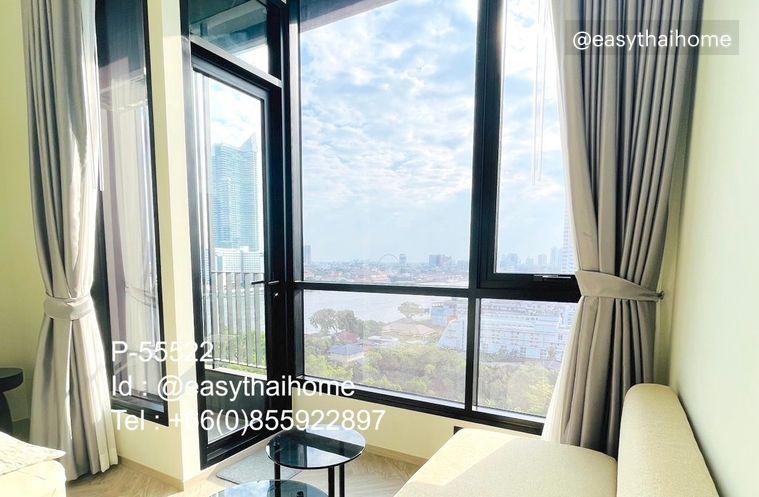 รูป P-55522 ให้เช่า (แชปเตอร์ เจริญนคร-ริเวอร์ไซด์) | ห้องสตูดิโอ | วิวเมือง | เฟอร์นิเจอร์ครบ | พร้อมเข้าอยู่ 📞 Line ID: @easythaihome | 085-592-2897 - รูปที่ 3/14