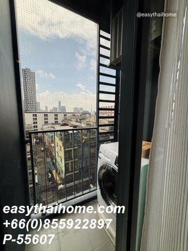 รูป P-55607 ให้เช่า (ไอดีโอ สุขุมวิท 93) วิวเมือง | เฟอร์นิเจอร์ครบ | ใกล้ BTS บางจาก | พร้อมเข้าอยู่ 📞 Line ID: @easythaihome | 085-592-2897 - รูปที่ 8/9