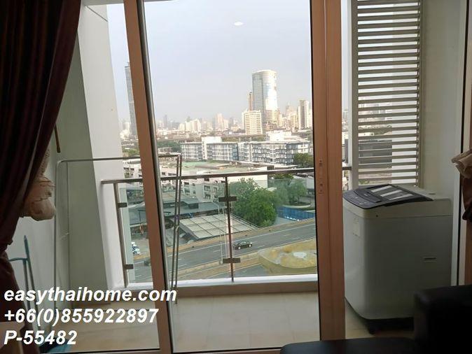 รูป P-55482 ให้เช่า (ที.ซี. กรีน) | 1 ห้องนอน | วิวเมือง | เฟอร์นิเจอร์ครบ | ใกล้ MRT พระราม 9 | พร้อมเข้าอยู่ 📞 Line ID: @easythaihome | 085-592-2897 - รูปที่ 4/7