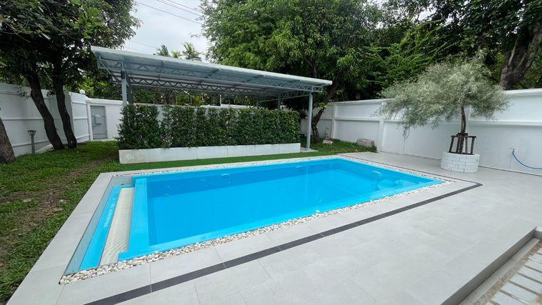 รูป ปล่อยเช่า Pool Villa ใกล้ BTS อ่อนนุช เดินเพียง 800 เมตร บ้านเดี่ยว 4 ห้องนอน พร้อมเข้าอยู่ - รูปที่ 1/11