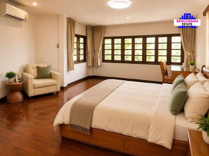 รูป 💥ขาย บ้านเดี่ยว 2 ชั้น สัมมากร รามคำแหง 112 สไตล์ Tropical Chic แปลงใหญ่ 120 ตร.วา บรรยากาศร่มรื่น ✅ความเป็นส่วนตัวสูง - รูปที่ 6/10