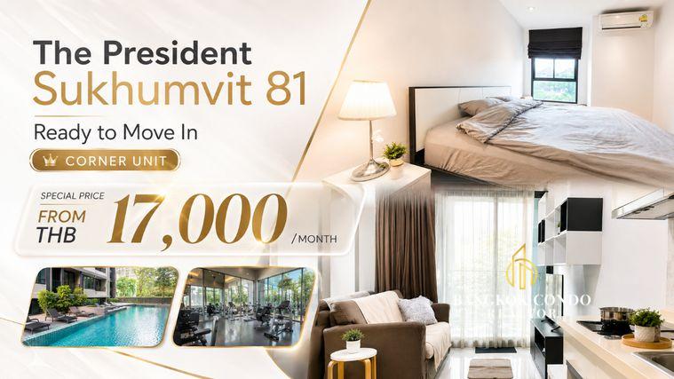 picture ✨ Luxury Condo for Rent at The President Sukhumvit 81 | BTS On Nut | Ready to Move In | Ref. A10140 | Line: @rent2022 - 1/7