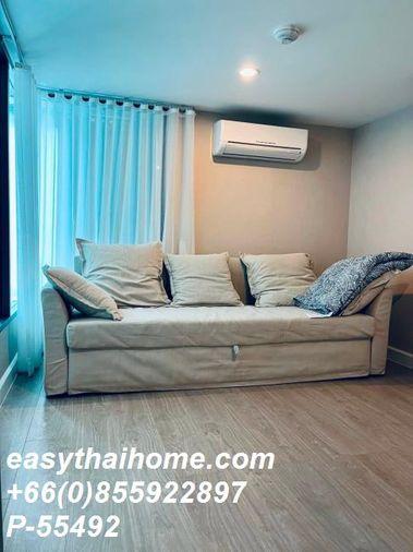 รูป P-55492 🏢 ให้เช่าห้อง Duplex ชั้นสูง วิวสวย Metro Sky Prachachuen ชั้น 20 อาคาร A ติด MRT บางซ่อน Line ID: @easythaihome 085-592-2897 - รูปที่ 2/7