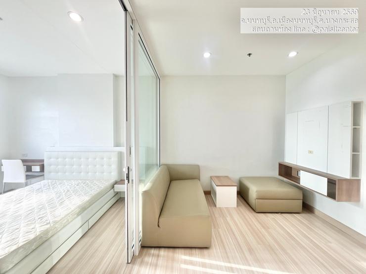รูป ขายเดอะโฮเทล เซอร์วิส คอนโด (The Hotel Serviced Condo) #ใกล้MRTบางกระสอ - รูปที่ 2/8