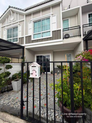 รูป ให้เช่า ทาวน์เฮ้าส์ 2 ชั้น ริชตัน สวนหลวง–พัฒนาการ บ้านสวยมีสวนหน้าบ้าน พร้อมอยู่ (TH6918) - รูปที่ 1/14