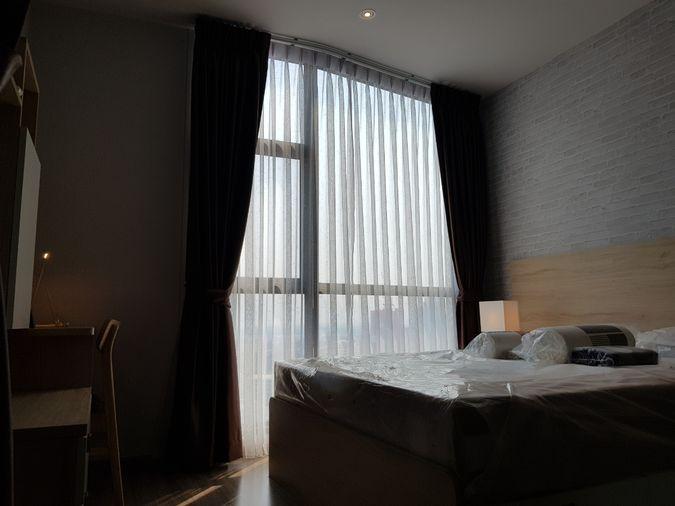 picture Rhythm Ekkamai beautifully decorated in a minimalist style. Fully wide layout There is a work desk corner, 1 bedroom, 1 bathroom, ready to move in. - 7/8