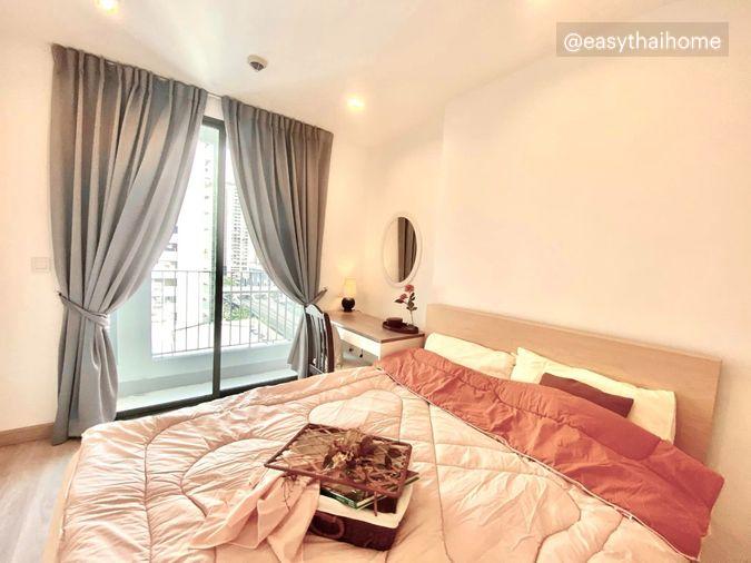 รูป P-55466 🏙️ ห้องกว้าง 2 นอน แต่งสวยครบ พร้อมเข้าอยู่ ให้เช่าคอนโด Ideo Mobi Phayathai ใกล้ BTS พญาไท Line ID: @easythaihome 085-592-2897 - รูปที่ 1/5