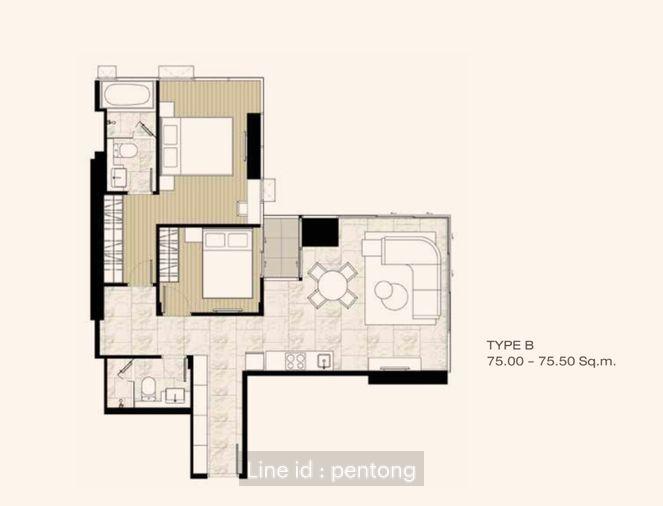 picture Ashton Silom 2 bedrooms , last unit, promotional price. - 3/3