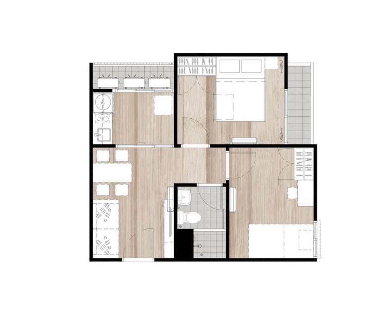 picture Condo for rent at Notting Hill Sukhumvit 105, only 400 m from BTS Bearing,  (Rt-01) - 11/15
