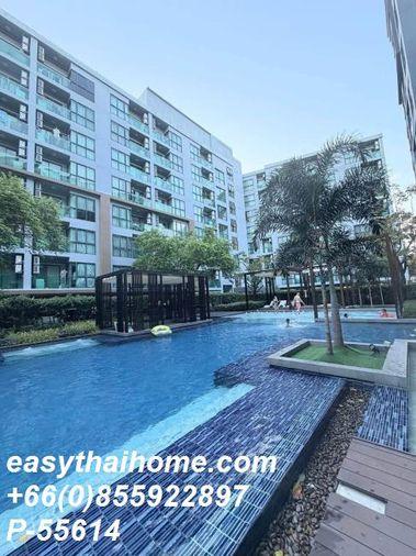 รูป P-55614 ให้เช่า (ดิ เอ็กเซล ไฮด์อะเวย์ สุขุมวิท 50) | เฟอร์นิเจอร์ครบ | ใกล้ BTS อ่อนนุช | พร้อมเข้าอยู่ 📞 Line ID: @easythaihome | 085-592-2897 - รูปที่ 12/13