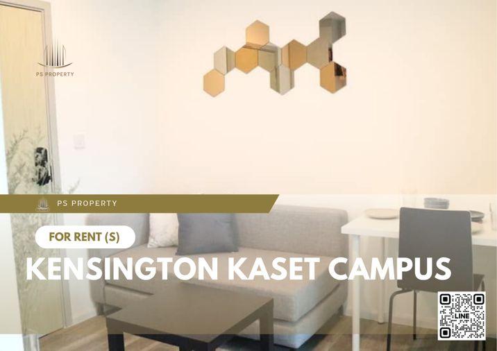 รูป ให้เช่า 📍 Kensington Kaset Campus 📍 เฟอร์นิเจอร์ และ เครื่องใช้ไฟฟ้าครบ ใกล้ Major รัชโยธิน - รูปที่ 1/10