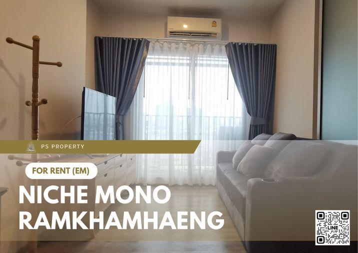 รูป ให้เช่า 📍 Niche Mono Ramkhamhaeng 📍เฟอร์นิเจอร์ และ เครื่องใช้ไฟฟ้าครบ ใกล้เดอะมอลล์  - รูปที่ 1/21