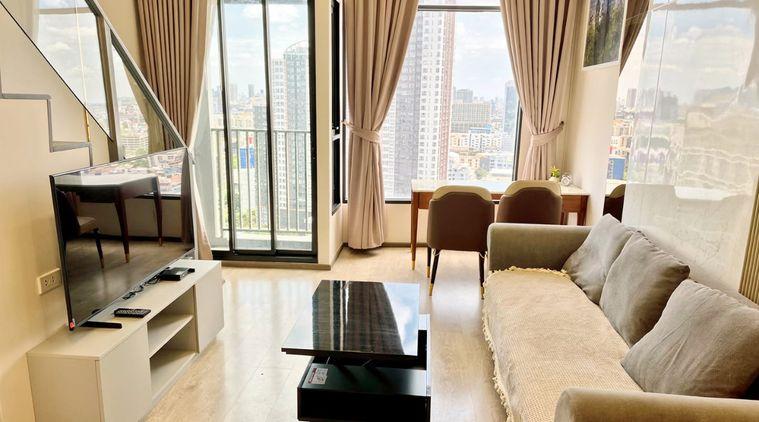 รูป 🔥 SOHO BANGKOK RATCHADA ห้อง Duplex 1 ห้องนอน ชั้น 19 ใกล้ MRT รัชดาฯ เพียง 28,000 บาท/เดือน พร้อมเข้าอยู่! 🏙️✨ - รูปที่ 3/8