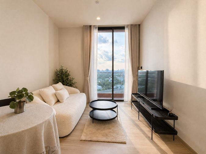 รูป ✨🦄 Ready to move 🦄✨ The Crest Park Residences เฟอร์ครบจบในที่เดียว โทร 096-2493698 (TCR0166) - รูปที่ 2/17